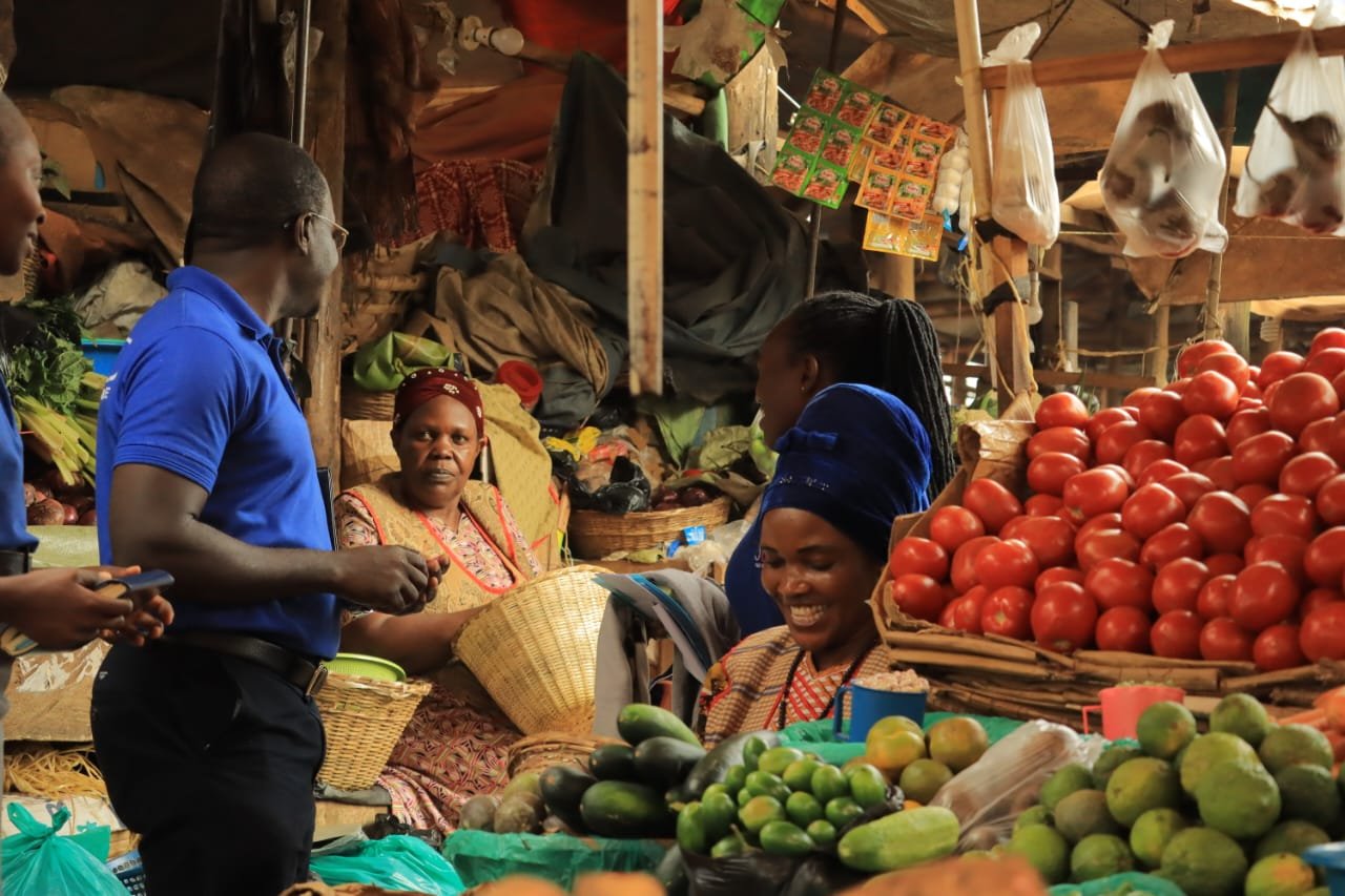 Real photo of women, single mothers, and youth supported in local market enterprises